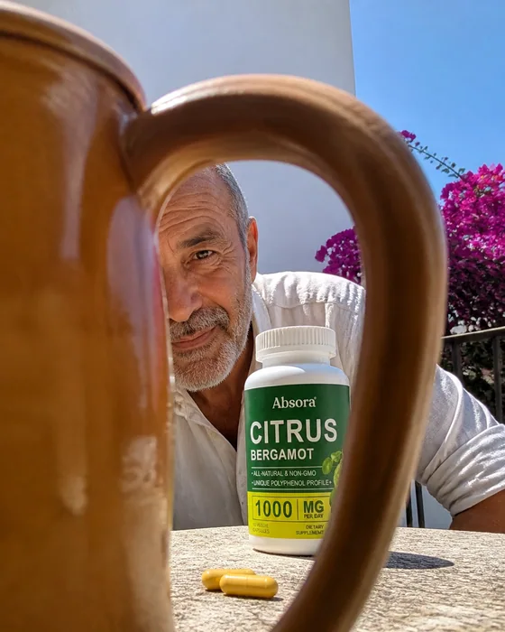 Citrus Bergamot framed beside a morning cup