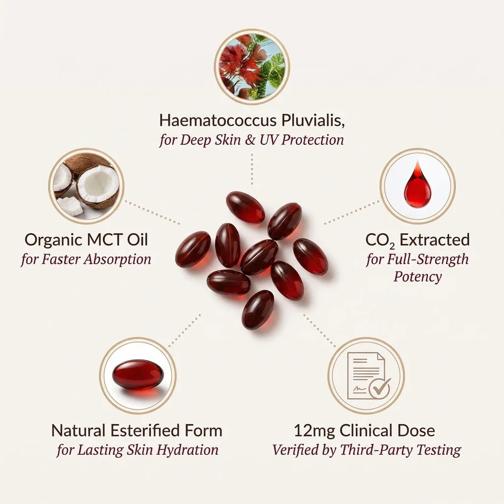 How the formula works: microalgae, MCT oil, CO2 extraction, 12 mg dose